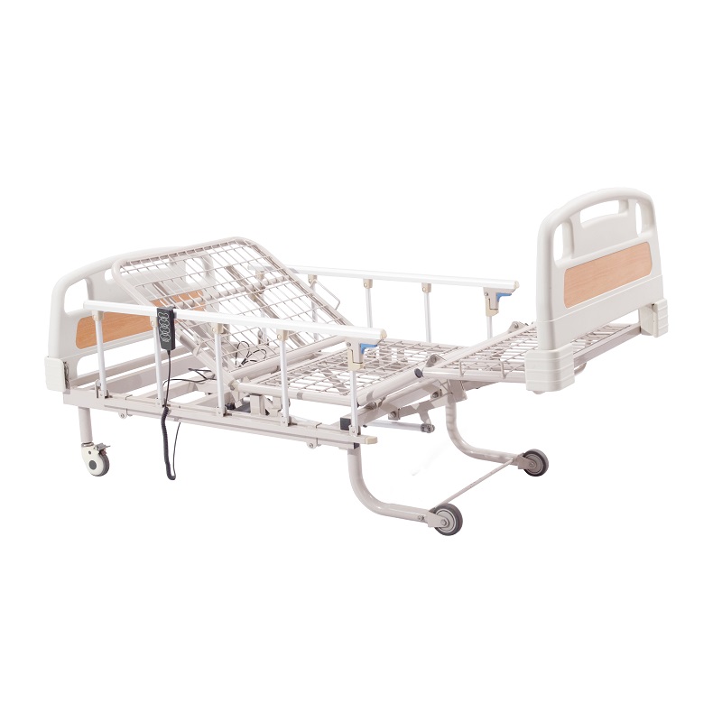Пятифункциональная электрическая больничная кровать DP3238WGF4-53W с сеткой для санитарного ведра