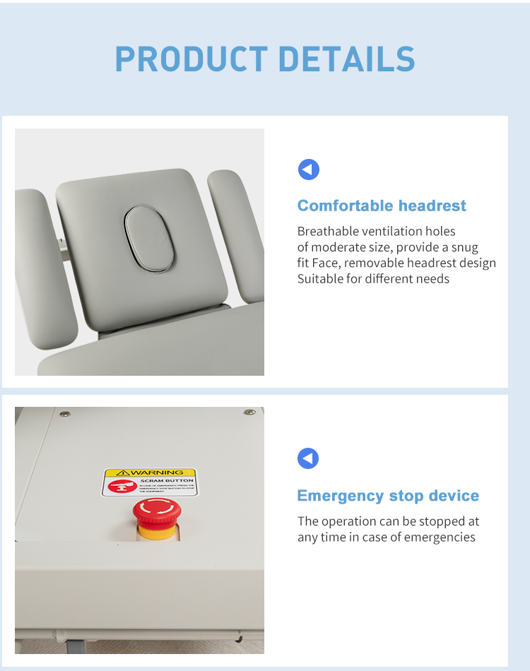 Удобный подголовник с дышащим отверстием — подходит для массажа и реабилитации