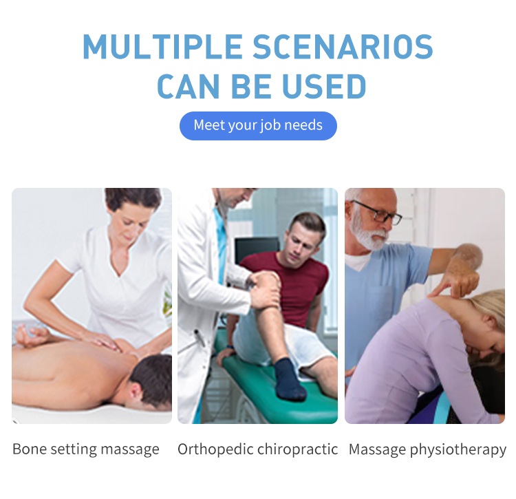 Применение массажной кровати DP-LLC206: ортопедический массаж, мануальная терапия, физиопроцедуры