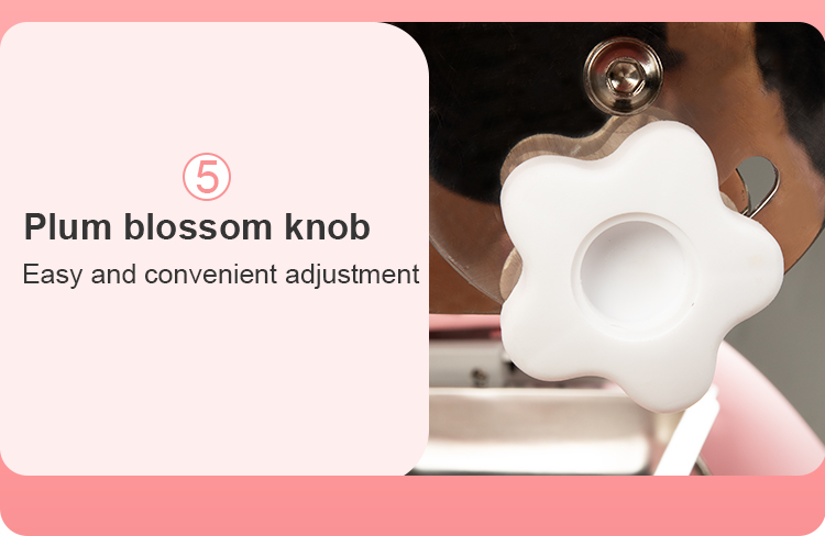 Регулировочная ручка в форме цветка — удобная настройка положений кресла