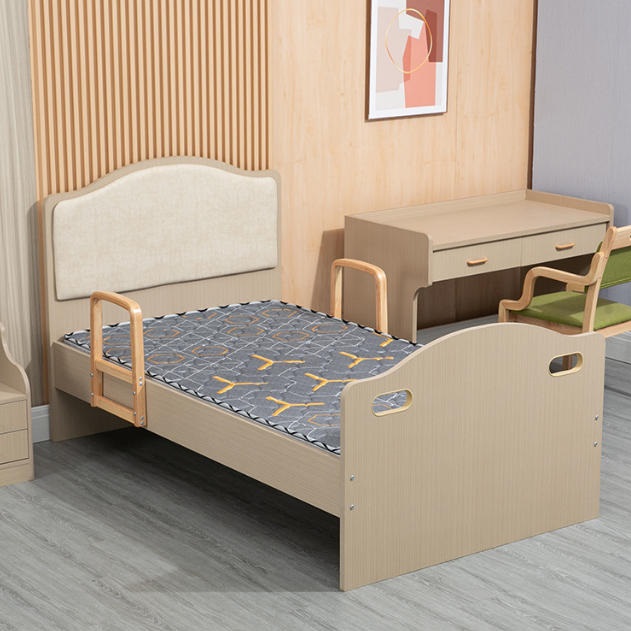 Адаптированная кровать для пожилых SC101 с поручнями и мягким изголовьем