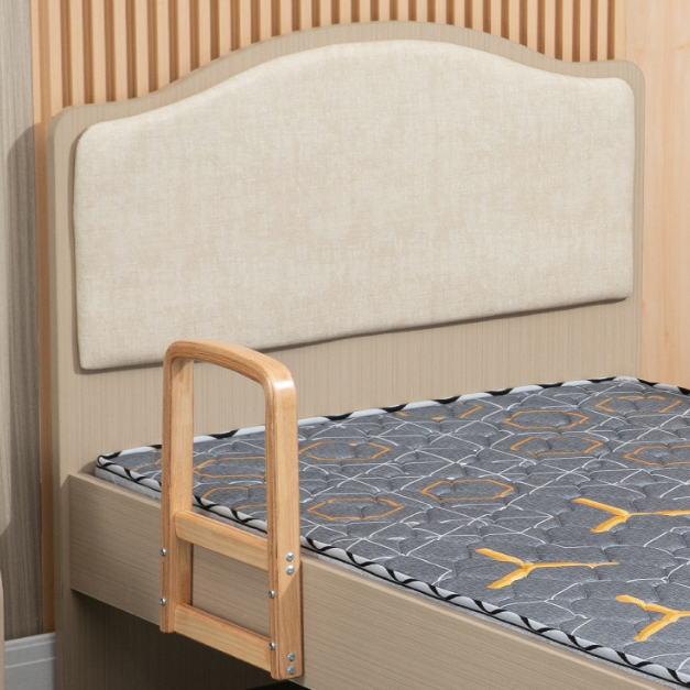 Адаптированная кровать для пожилых SC101 с поручнями и мягким изголовьем