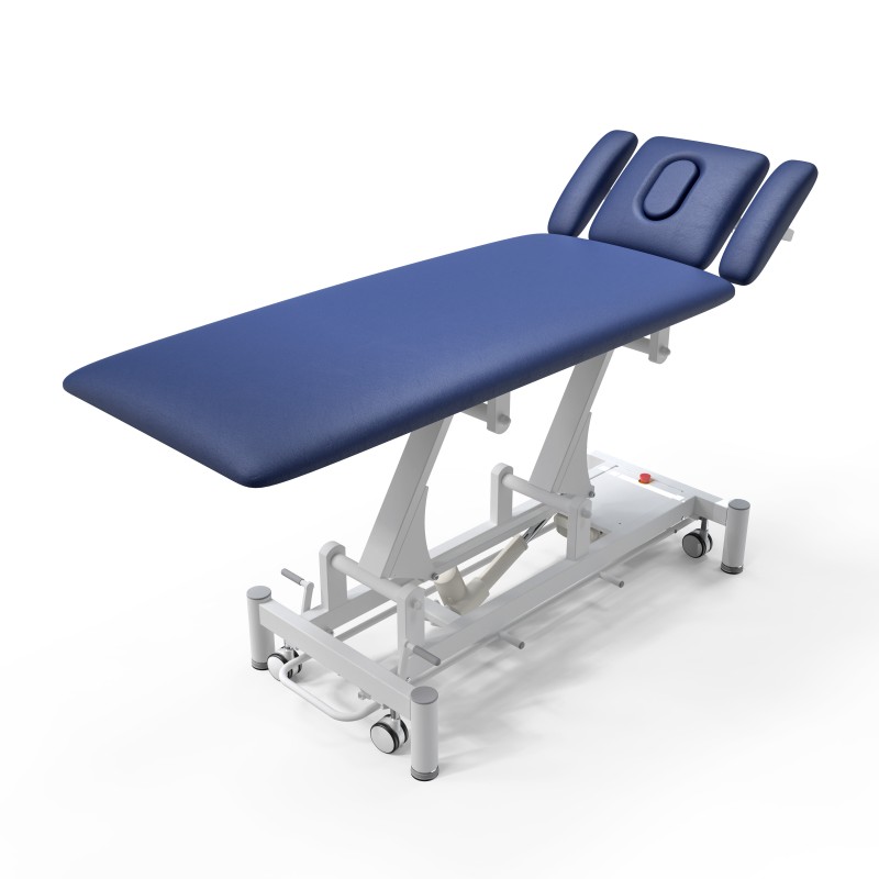Электрическая массажная кушетка для физиотерапии LLC104 с подлокотниками