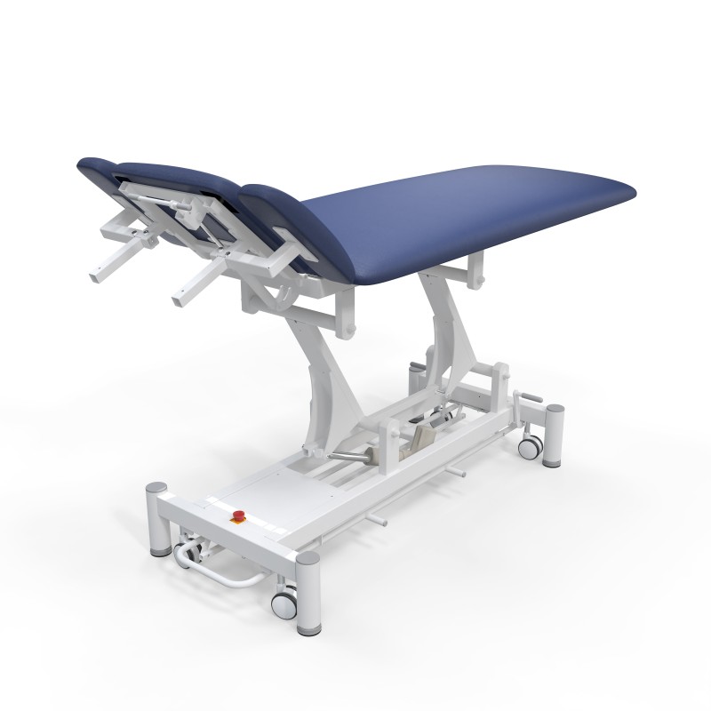 Электрическая массажная кушетка для физиотерапии LLC104 с подлокотниками