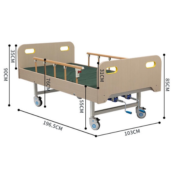 SC105 Механическая функциональная кровать для ухода за пожилыми