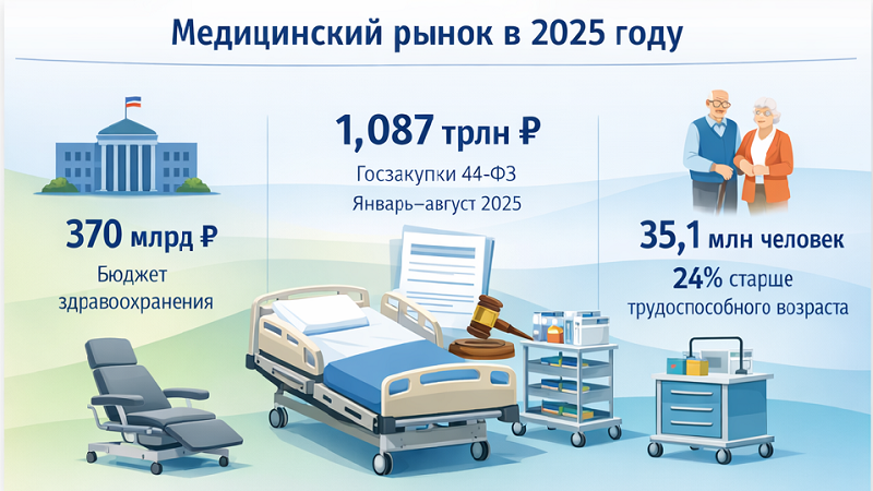 Как демография и госпрограммы формируют спрос на медмебель в 2026 году
