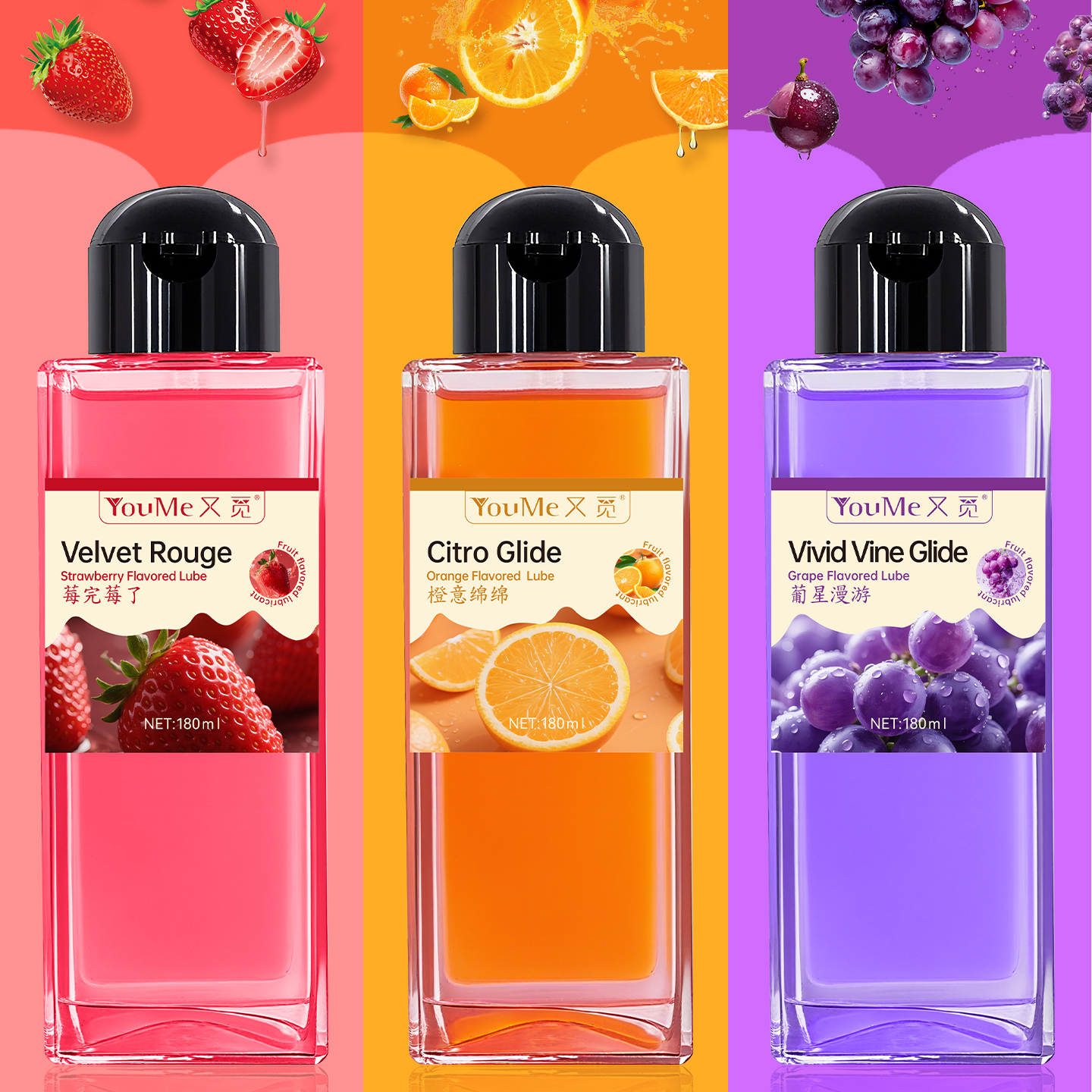 180 мл Съедобный смазка-массажное масло