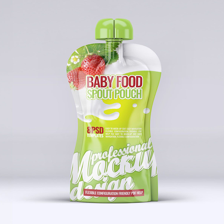 Пакеты для апельсинового сока с индивидуальной печатью объемом 200 мл и 500 мл, прочные, с носиком, водонепроницаемые, майларовые пакеты