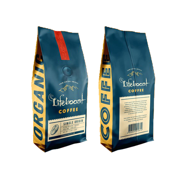 Экологичный, изготовленный на заказ, перерабатываемый ламинированный пакет с застежкой-молнией, функции безопасности для снеков, кофе, чая, порошка, пищевой устойчивой упаковки