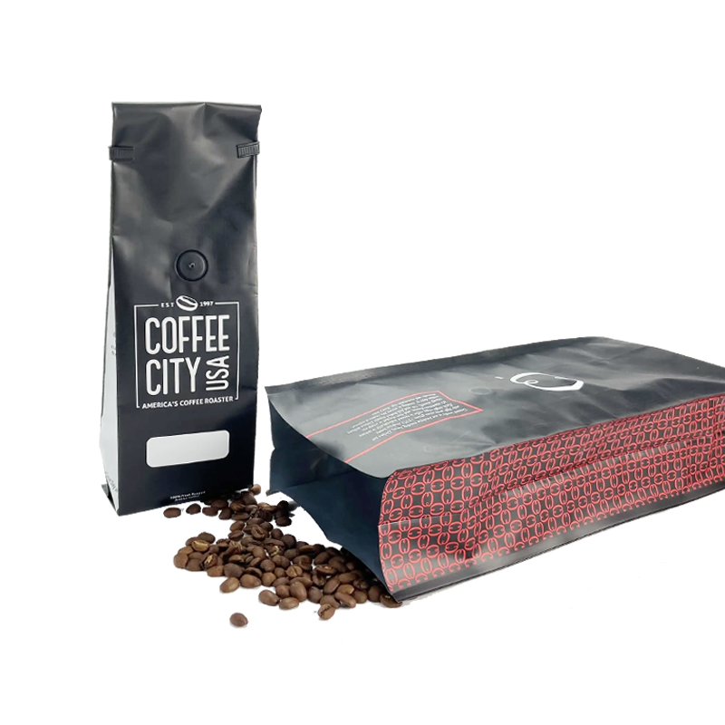 Пакеты для кофе с логотипом на заказ, восьмисторонний шов, 250 г, 500 г, 1000 г, матовые, персонализированные, большие, для упаковки кофе