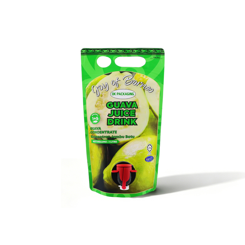 Настраиваемый многослойный композитный алюминиево-пластиковый пакет-контейнер для пищевых продуктов с поворотным клапаном, подходящий для красного вина, фруктов и напитков.