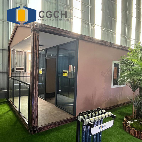 CGCH Двускатная крыша Съемный контейнерный дом Прочная стальная конструкция 72H Быстрая сборка Превосходная конструкция дренажа