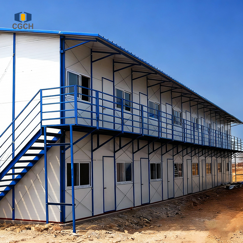 Система строительства контейнерных домов CGCH K. Крупномасштабное проектное назначение. Неограниченное модульное расширение. Сертификация конструкций военного уровня. Быстрое развертывание в течение 72 часов