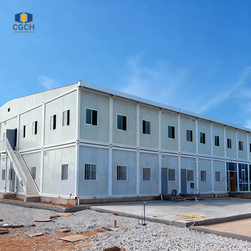 Модульный сборный контейнерный дом в разобранном виде | Тест на 54 человека без деформации · Быстромонтируемая складная версия для России