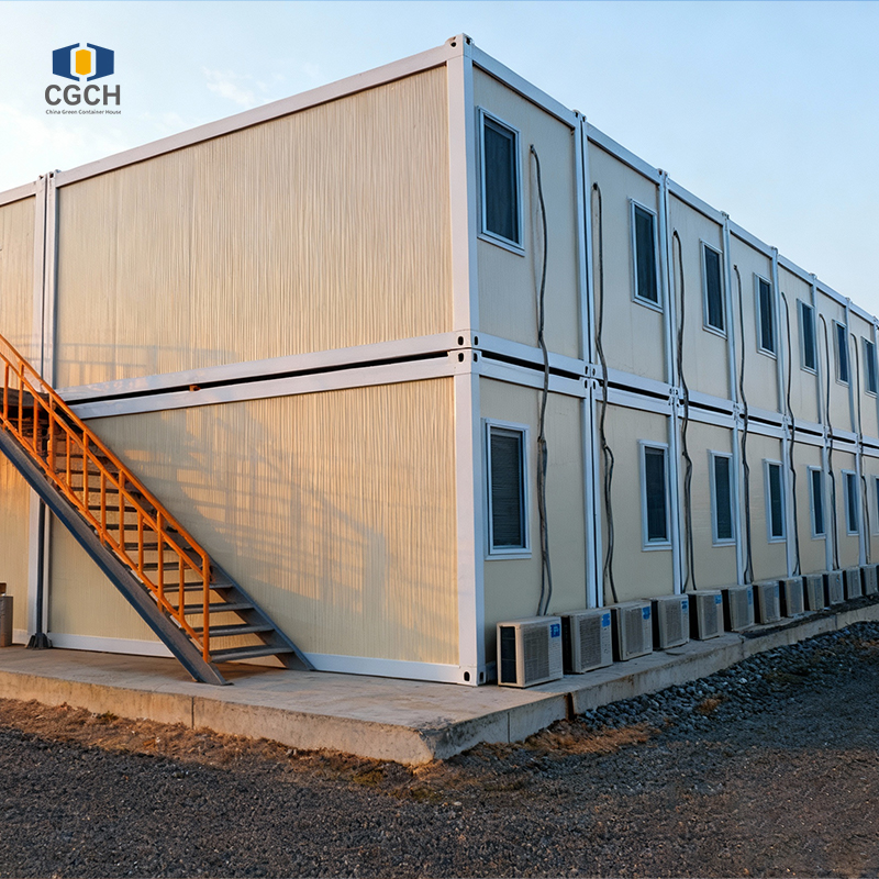 Модульный сборный контейнерный дом в разобранном виде | Тест на 54 человека без деформации · Быстромонтируемая складная версия для России