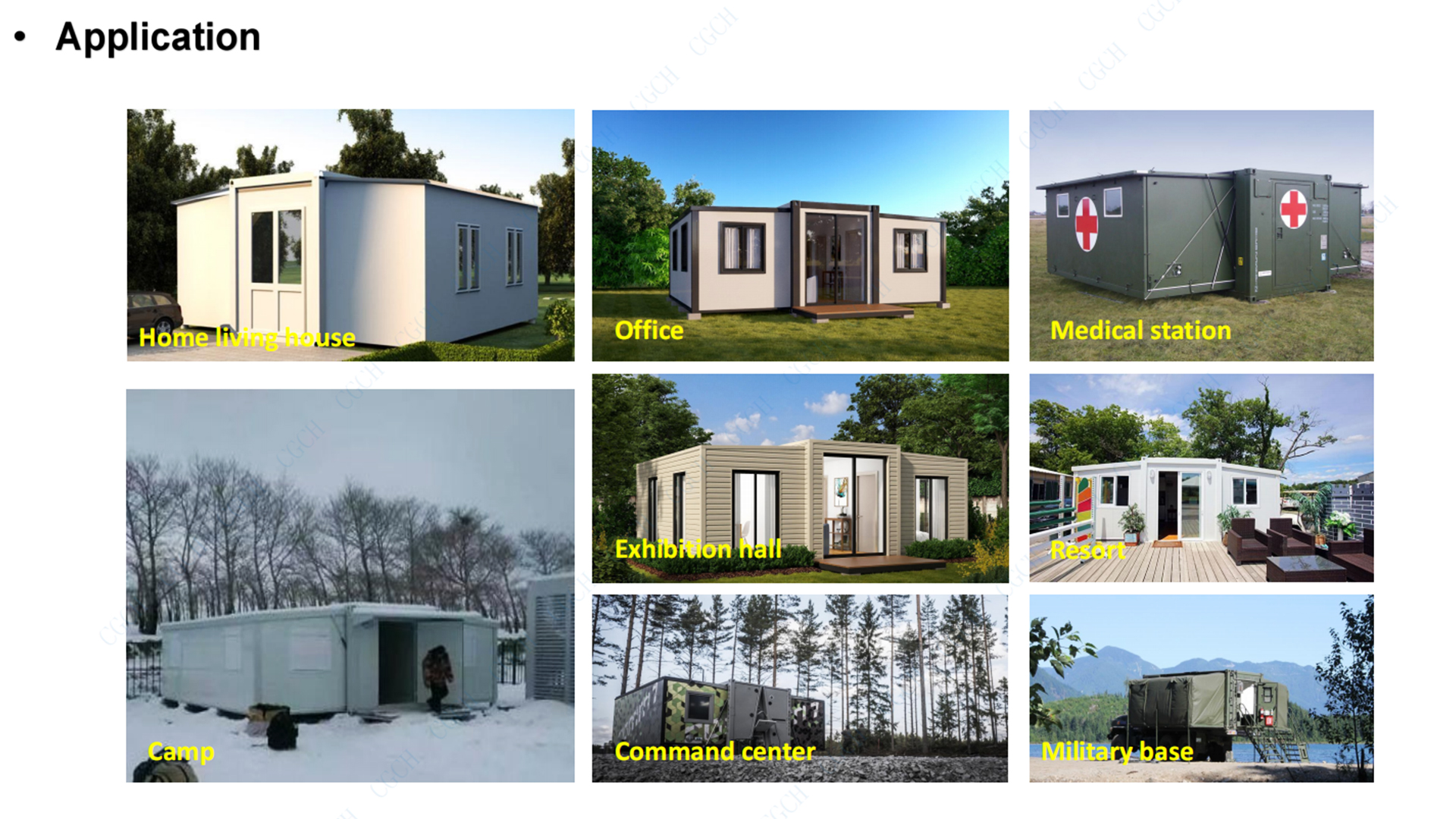 Прикладная сцена-модульные дома