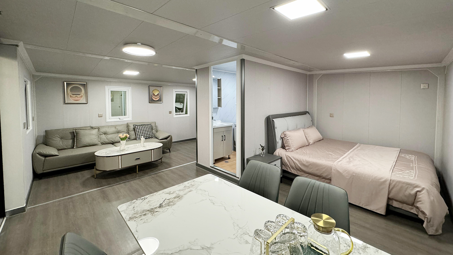 расширяемый контейнерный дом-Дизайн и планировка дома