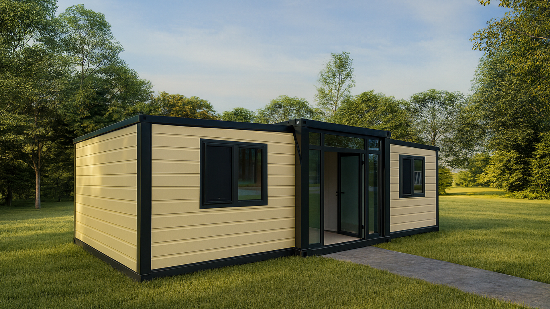 Расширяемый контейнерный дом (20-футовый / 40-футовый)