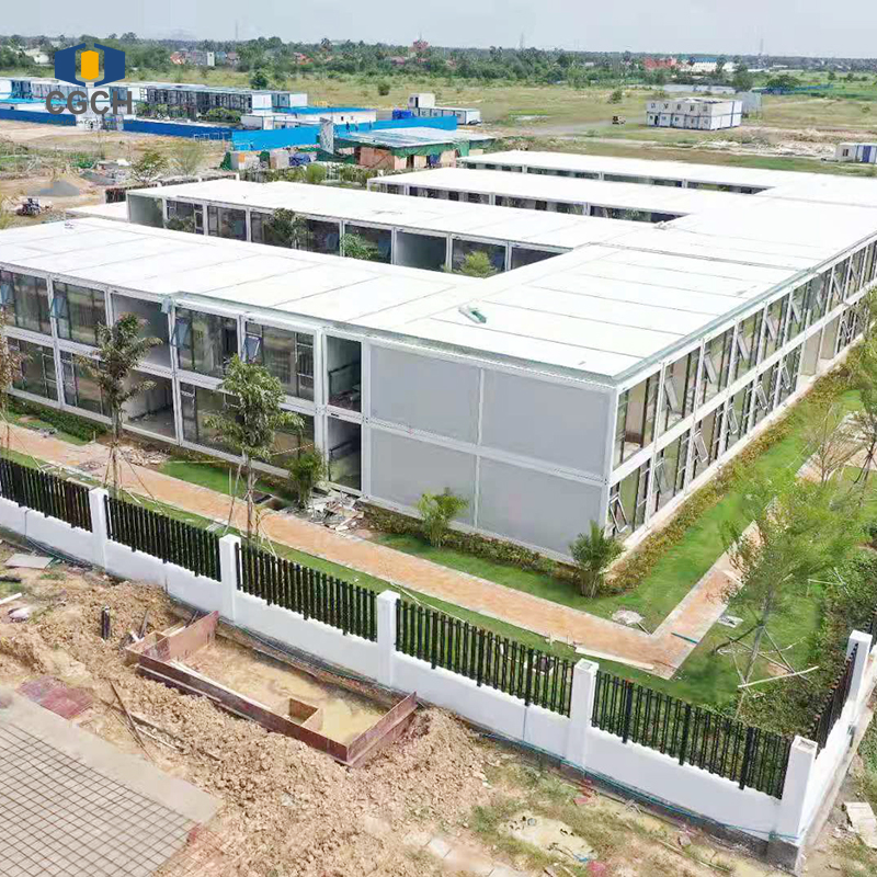 Сейсмостойкость 8+, огнестойкость A | Постоянный сборный кампус, соответствующий стандартам безопасности