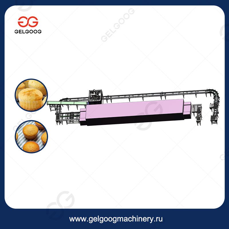 Автоматическая линия по производству кексов с высокой эффективностью