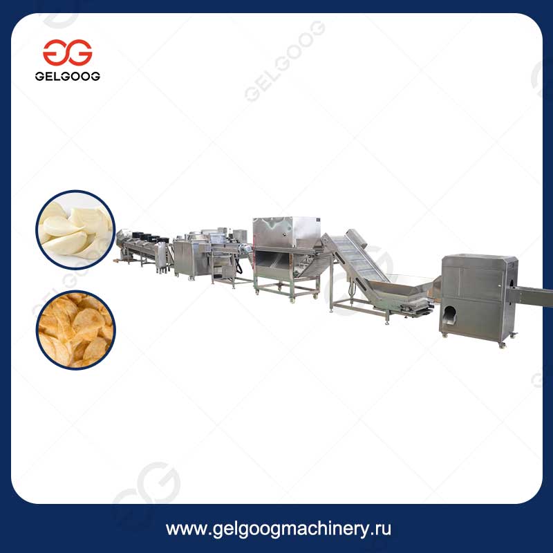 Газовая фритюрница для линии обжарки чеснока