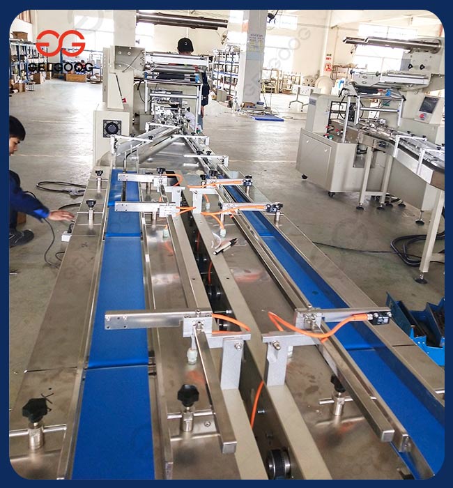 Линия упаковки печенья