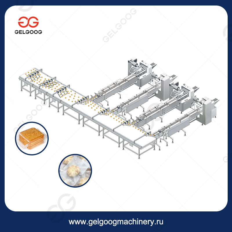 Автоматическая упаковочная линия для печенья 380 В