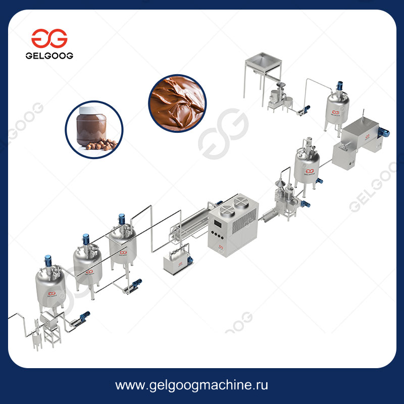 Оборудование для производства пасты и спредов из фундука GELGOOG