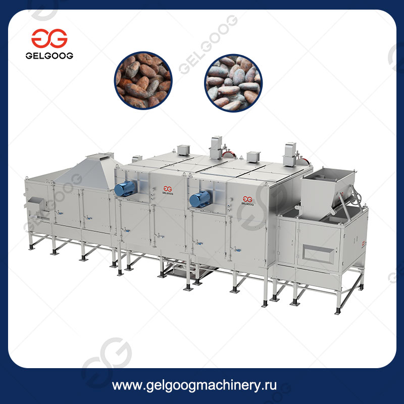 Печь для обжарки какао-бобов (300-1000 кг/ч)