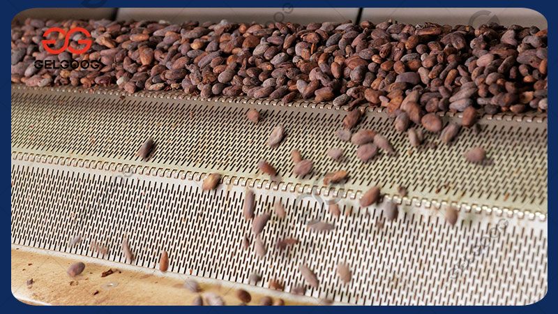 Печь непрерывного действия для обжарки какао-бобов