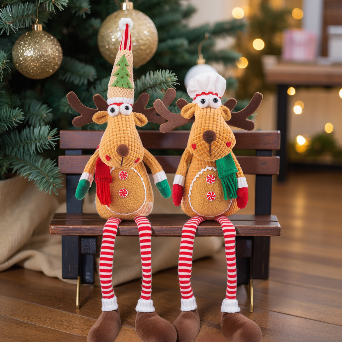 Серия 20 “сидячий олень с длинными ногами”