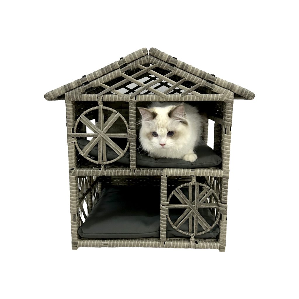 KD Двухъярусный домик для домашних животных, вдохновленный лесом 1