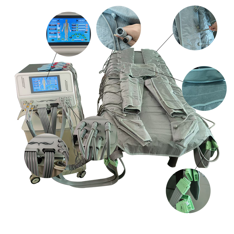 48-камерный аппарат для прерывистой пневматической компрессии для целевых зон тела, полного похудения и снижения веса, модель B-8350E