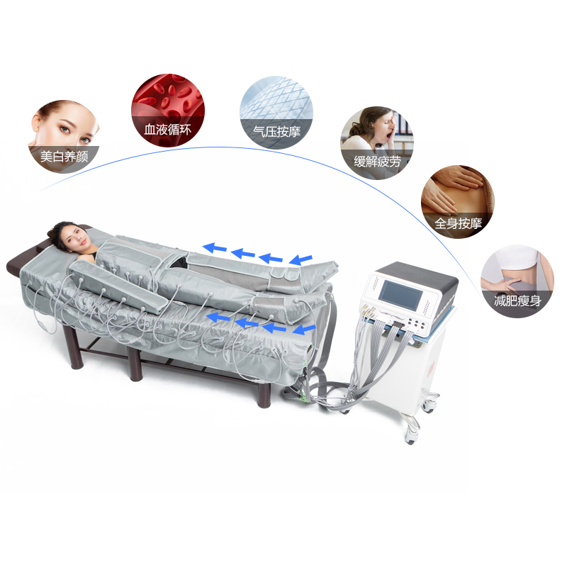 48-камерный аппарат для прерывистой пневматической компрессии для целевых зон тела, полного похудения и снижения веса, модель B-8350E