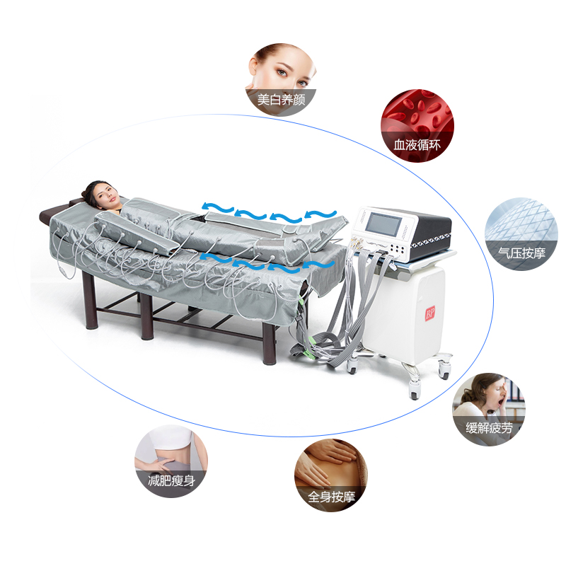 48-камерный аппарат для прерывистой пневматической компрессии для целевых зон тела, полного похудения и снижения веса, модель B-8350E