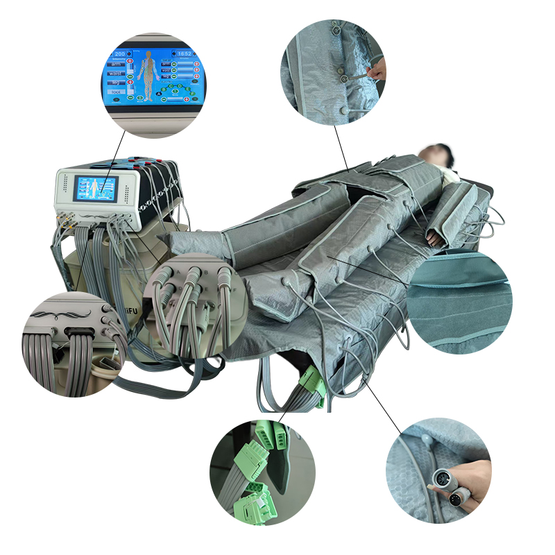 48-камерный аппарат для прерывистой пневматической компрессии для целевых зон тела, полного похудения и снижения веса, модель B-8350E