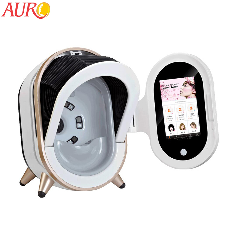 Au-M9 Камера распознавания лиц , анализатор лиц, сканер кожи Magic Mirror, 3D-анализатор с искусственным интеллектом