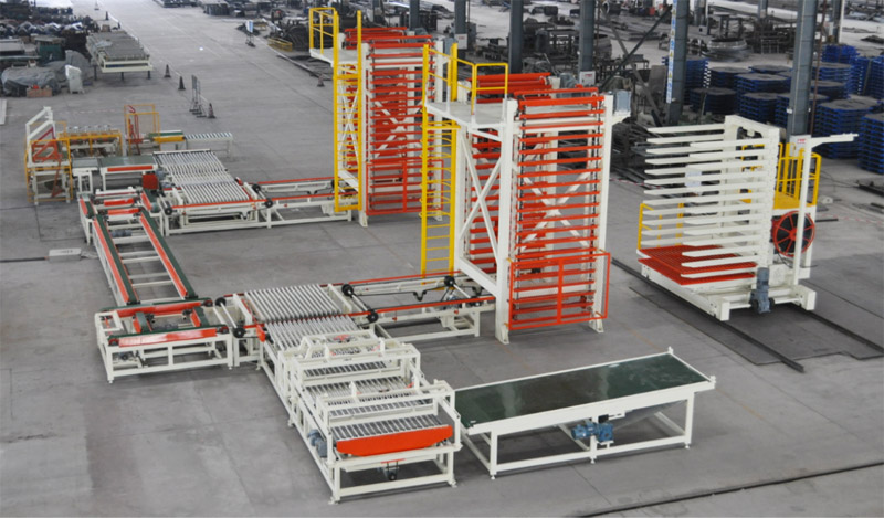 Automatic loading and unloading systems clay brick making production line (2)