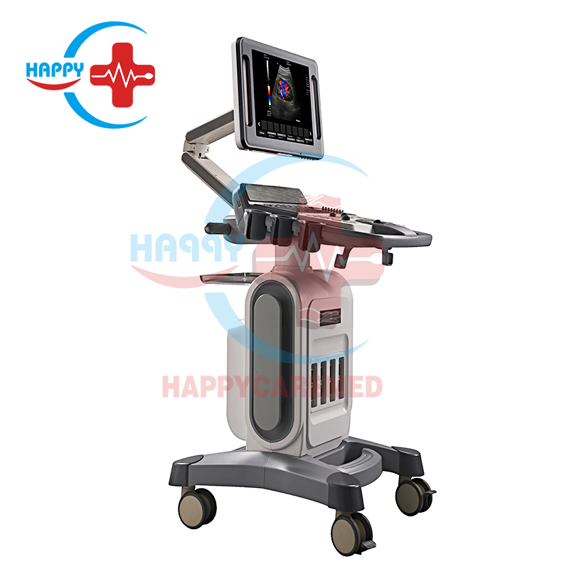 HC-A015 4D Тележка УЗИ аппарат Цветной допплеровский ультразвуковой сканер с сердечным датчиком - Hakai Medical Equipment