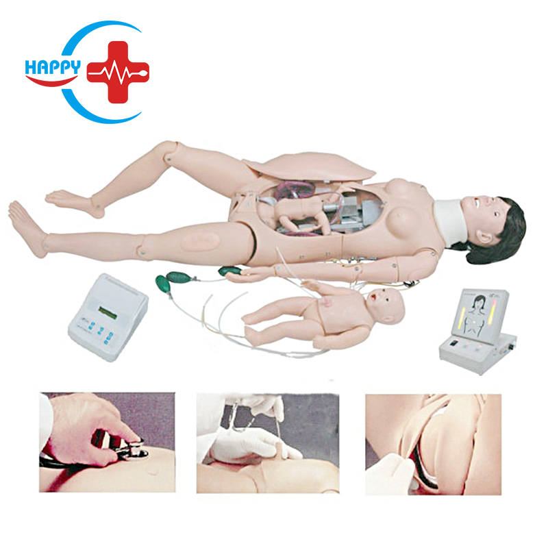 HC-S301 высококачественный симулятор родовспоможения и оказания первой помощи матери и ребенку, обучающая модель для родов, манекен для родов