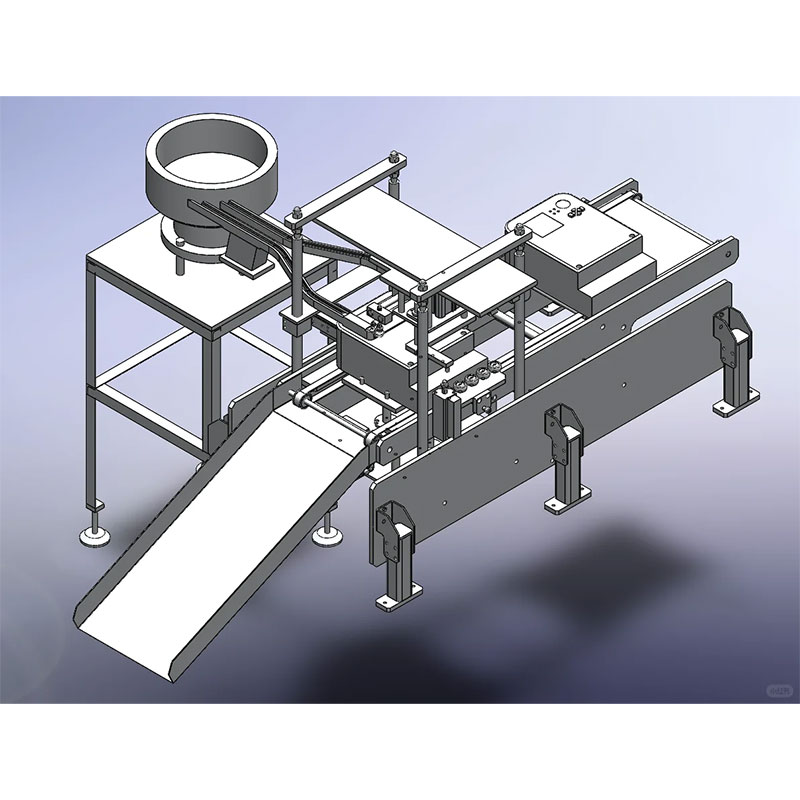 Автоматизированная сборочно-контрольная машина на основе ленточного конвейера и пневматического управления