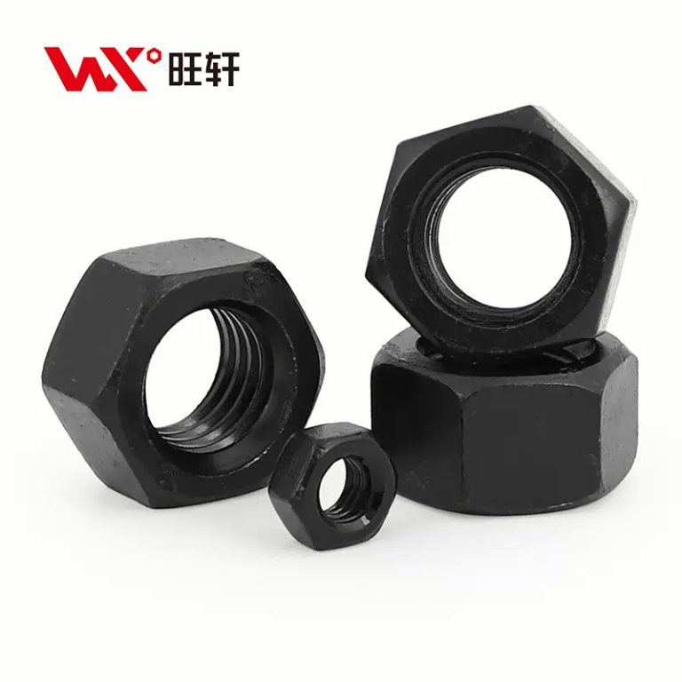 Высокопрочная шестигранная гайка класса прочности 8.8 DIN 934, черная - Handan Wangxuan Fastener Manufacturing Co., LTD