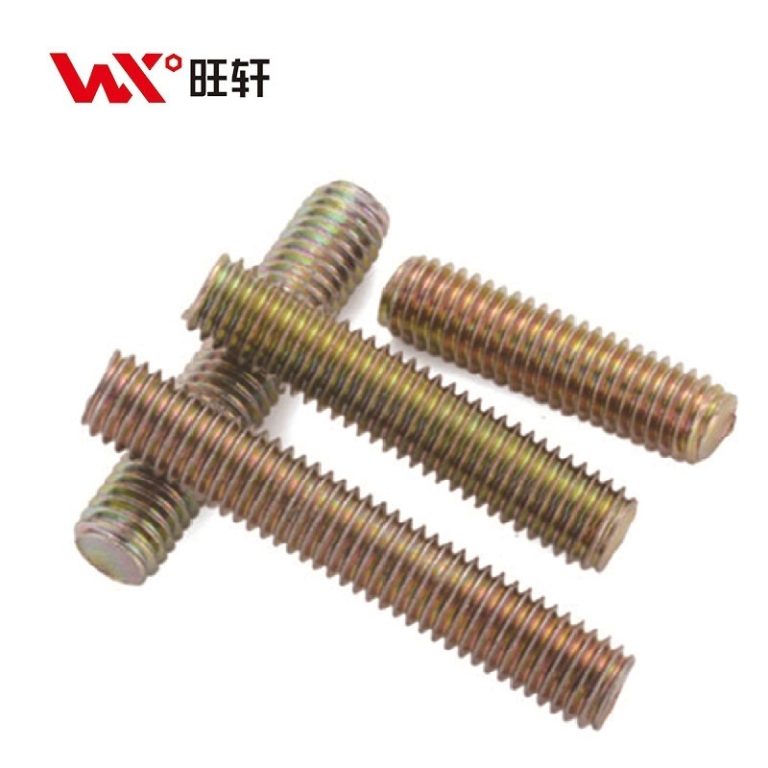 Заводской стержень DIN976 с резьбой, желтый, белый, черный - Handan Wangxuan Fastener Manufacturing Co., LTD