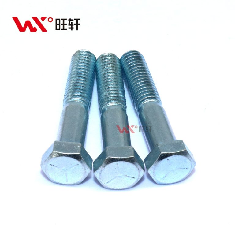 Болт UNC UNF шестигранный 3/8*2" класс 5 цинк - Handan Wangxuan Fastener Manufacturing Co., LTD