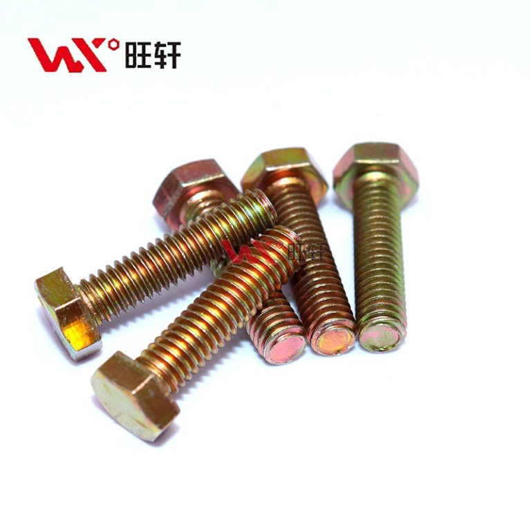 Болт UNC BSW шестигранный с полной резьбой желтый цинк - Handan Wangxuan Fastener Manufacturing Co., LTD