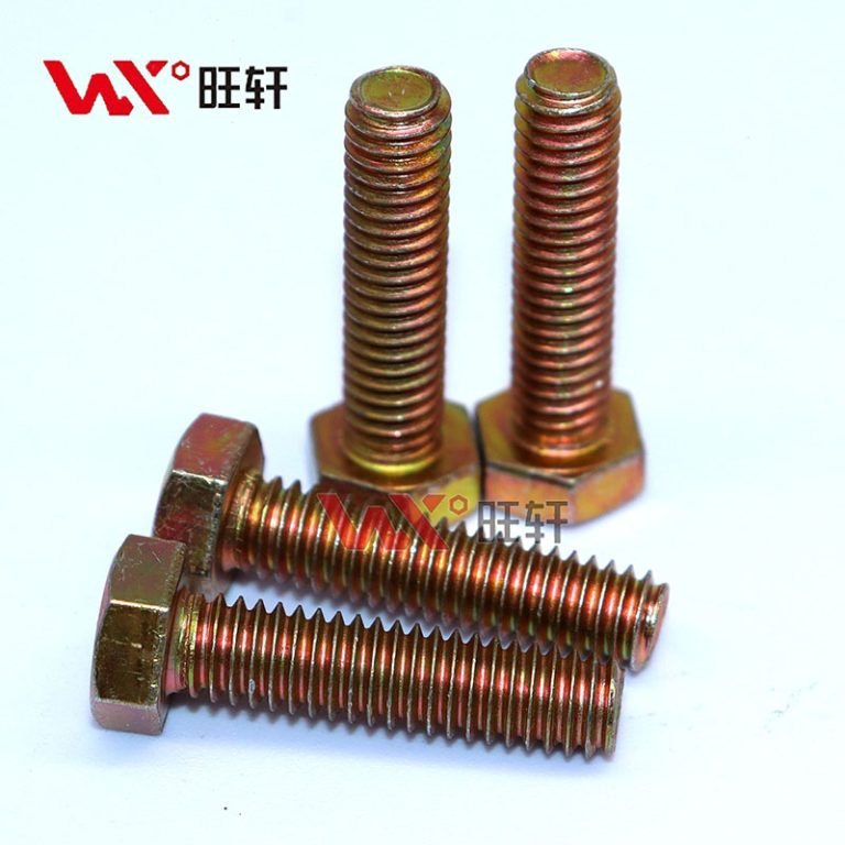 Болт UNC BSW шестигранный с полной резьбой желтый цинк - Handan Wangxuan Fastener Manufacturing Co., LTD