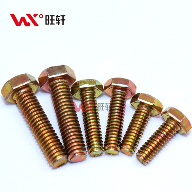 Болт UNC BSW шестигранный с полной резьбой желтый цинк - Handan Wangxuan Fastener Manufacturing Co., LTD