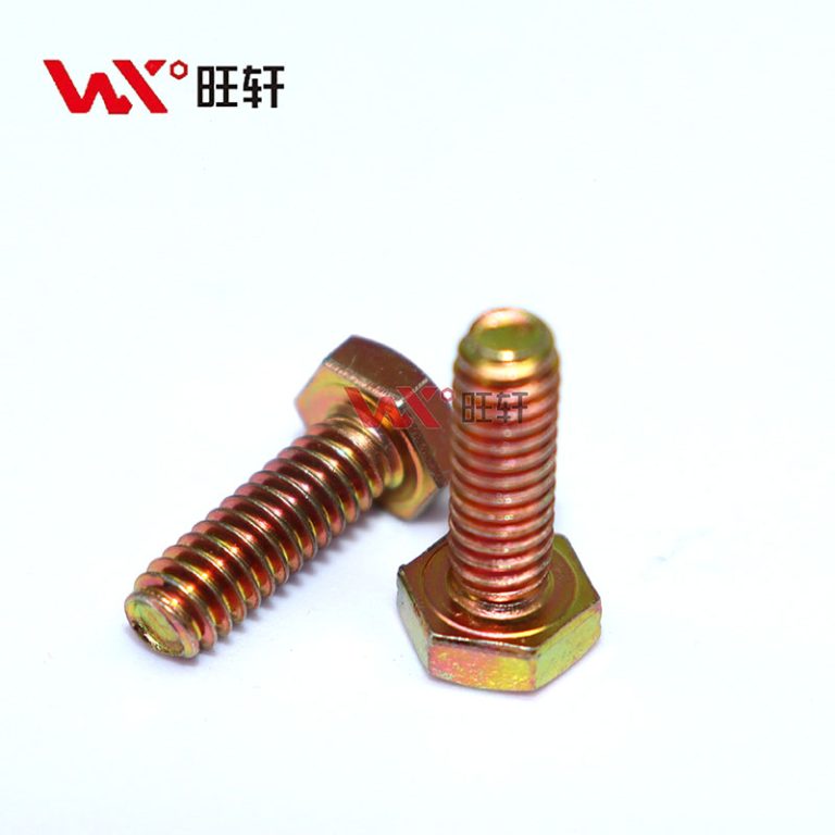 Болт UNC BSW шестигранный с полной резьбой желтый цинк - Handan Wangxuan Fastener Manufacturing Co., LTD