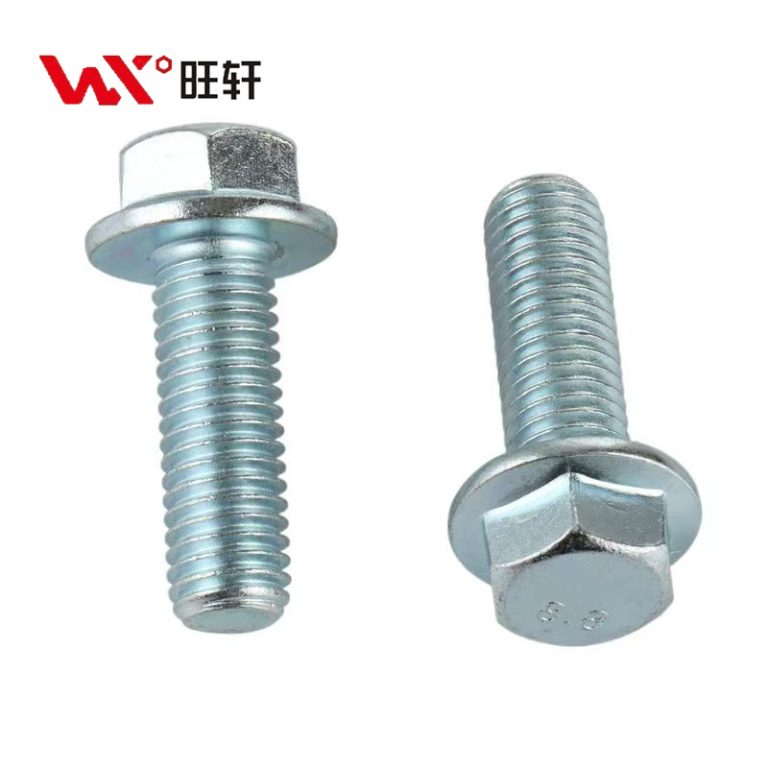 Класс 8.8 Синий белый цинк углеродистая сталь Фланцевый болт DIN6921 - Handan Wangxuan Fastener Manufacturing Co., LTD