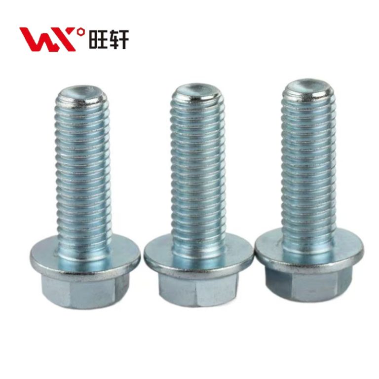 Класс 8.8 Синий белый цинк углеродистая сталь Фланцевый болт DIN6921 - Handan Wangxuan Fastener Manufacturing Co., LTD